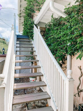 Stairs to Ivy Cottage